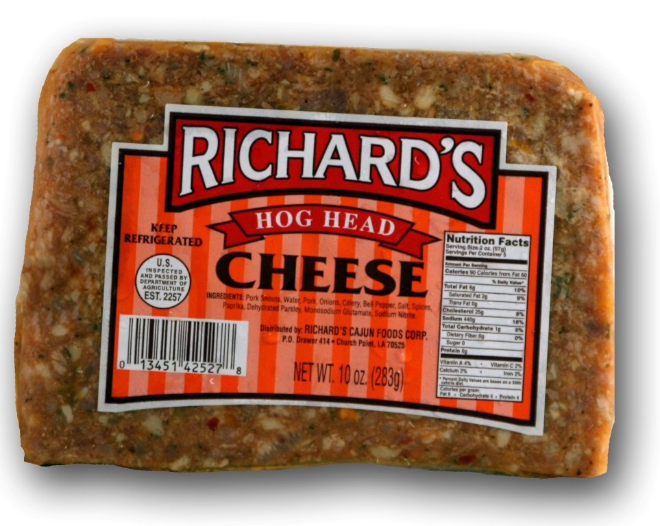 Almost 2½ Tons of Richard's Hog Head Cheese Recalled